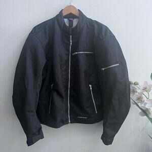 FirstGear Protective Armored Lined Mesh Motorcycle Riding Jacket Black Women 3XL